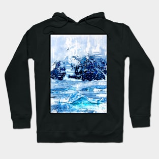 Icy Cold Antarctic Mountain & Iceberg. For Mountain Lovers. Hoodie